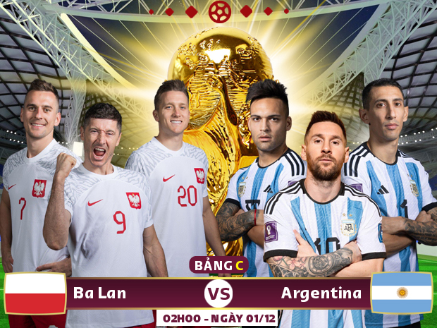 Xem trực tiếp Ba Lan vs Argentina trên VTV3, VTV Cần Thơ - Ảnh 1.