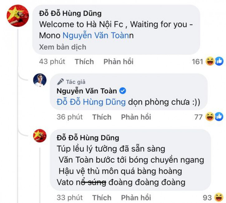 Văn Toàn ghi bàn cho HAGL, Đỗ Hùng Dũng làm ngay 1 điều đặc biệt - Ảnh 1.