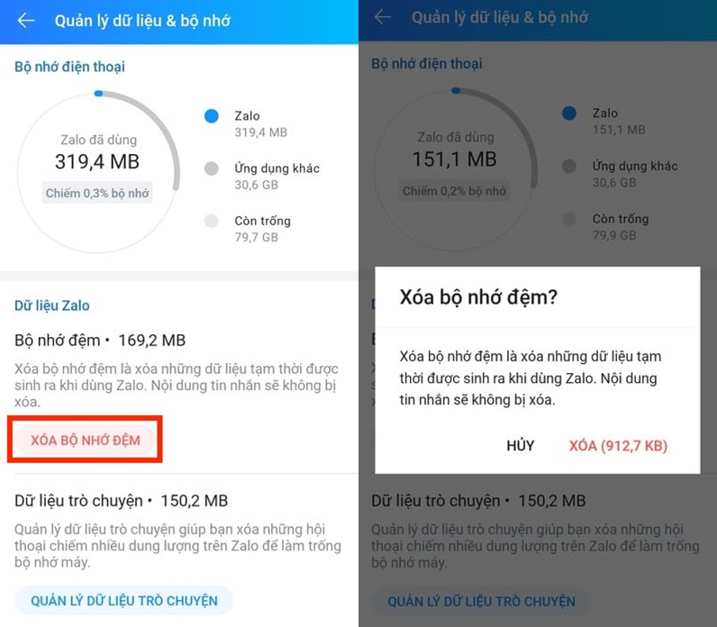 Mẹo dọn sạch rác trên Zalo, tiết kiệm bộ nhớ điện thoại - Ảnh 2.