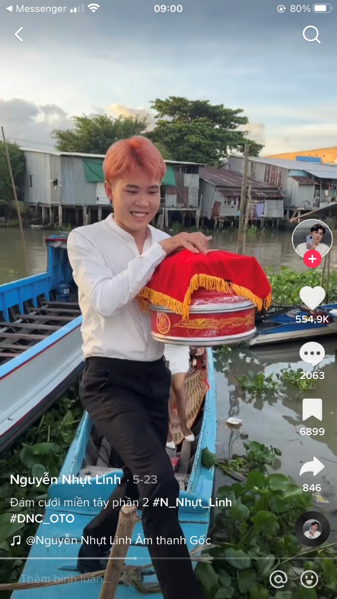 TikToker Nguyễn Nhựt Linh: Chàng sinh viên miền Tây bất ngờ “hot” khi sở hữu hàng loạt clip triệu view - Ảnh 3.