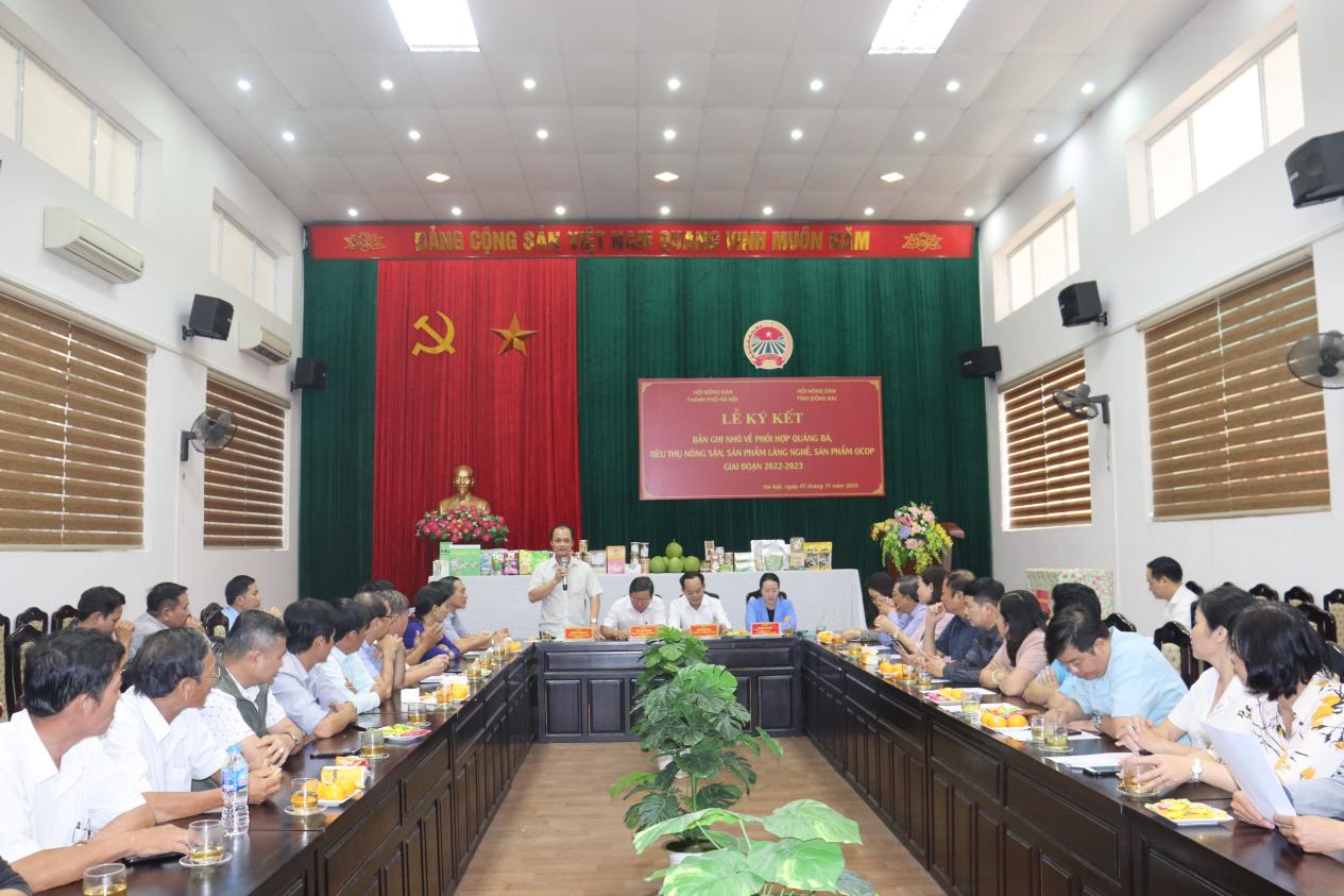 Hội Nông dân TP Hà Nội, Hội Nông dân Đồng Nai ký kết phối hợp tiêu thụ, quảng bá sản phẩm OCOP - Ảnh 3.