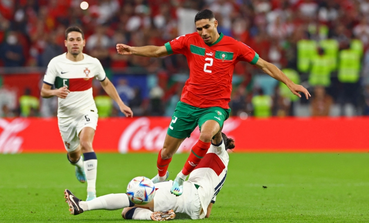 Kết quả Maroc vs Bồ Đào Nha: Maroc đi vào lịch sử World Cup - Ảnh 1.