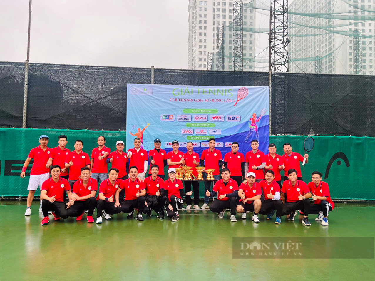 Gay cấn giải tennis khu vực miền bắc của những người ngành thiết bị an ninh - Ảnh 1.