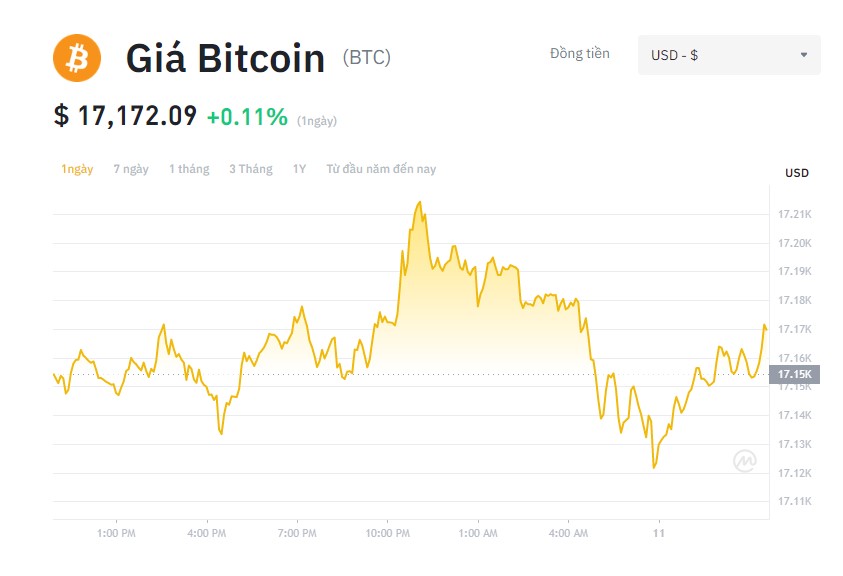 Giá Bitcoin hôm nay 11/12: Giá Bitcoin tăng nhẹ, nhà đầu tư vẫn đứng ngoài quan sát thị trường - Ảnh 1.