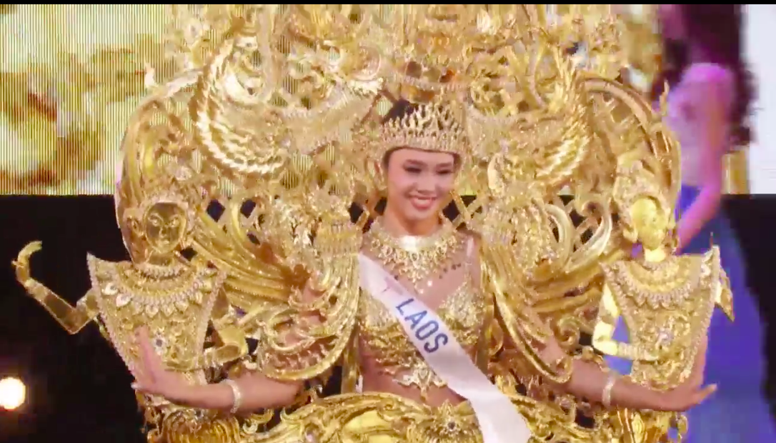 Chung kết Hoa hậu Quốc tế 2022: Phương Anh trình diễn trang phục dân tộc - Ảnh 4.