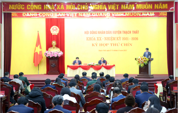 Kinh tế huyện Thạch Thất tăng trưởng tích cực trong năm 2022 - Ảnh 1.