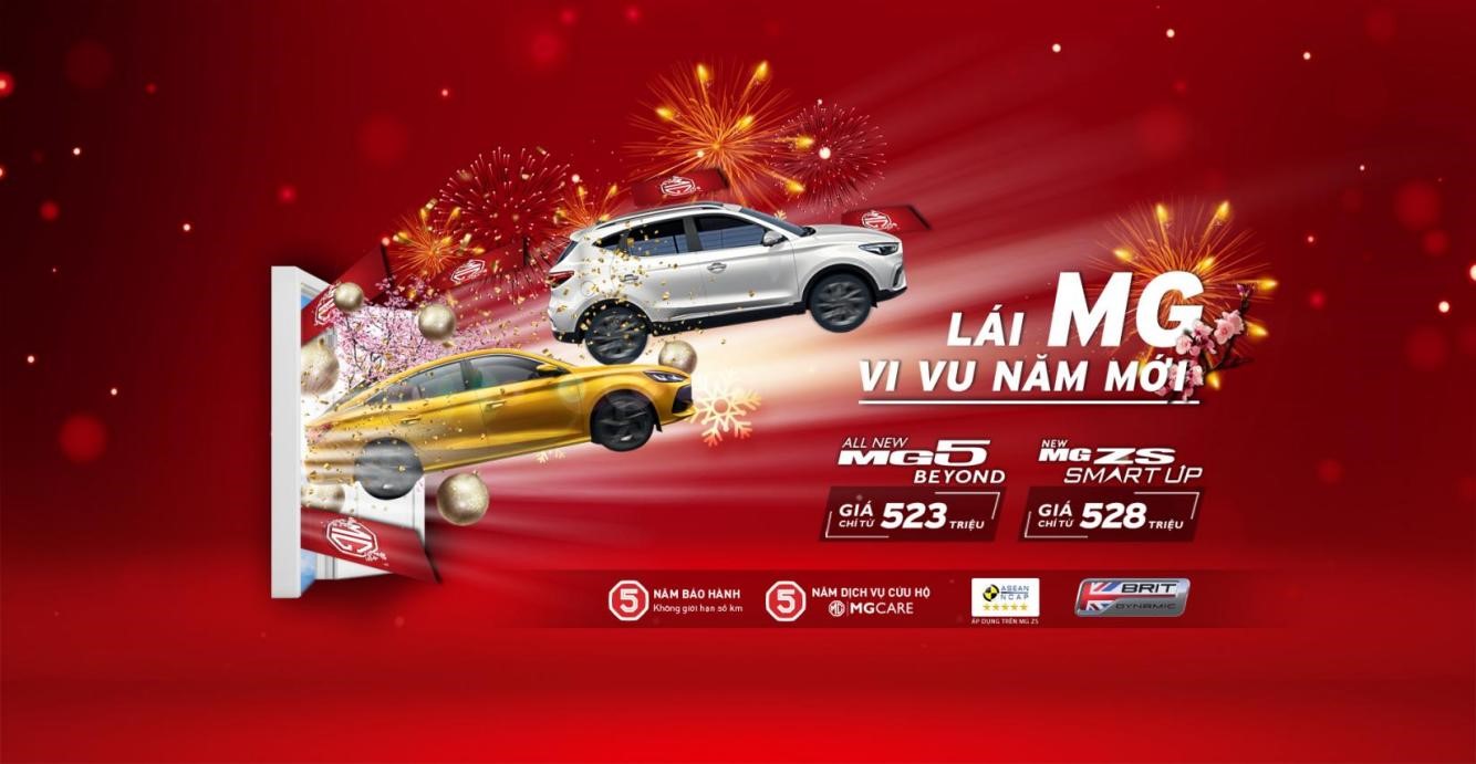 Đón Tết 2023, MG dành ưu đãi lớn cho khách hàng Việt - Ảnh 1.