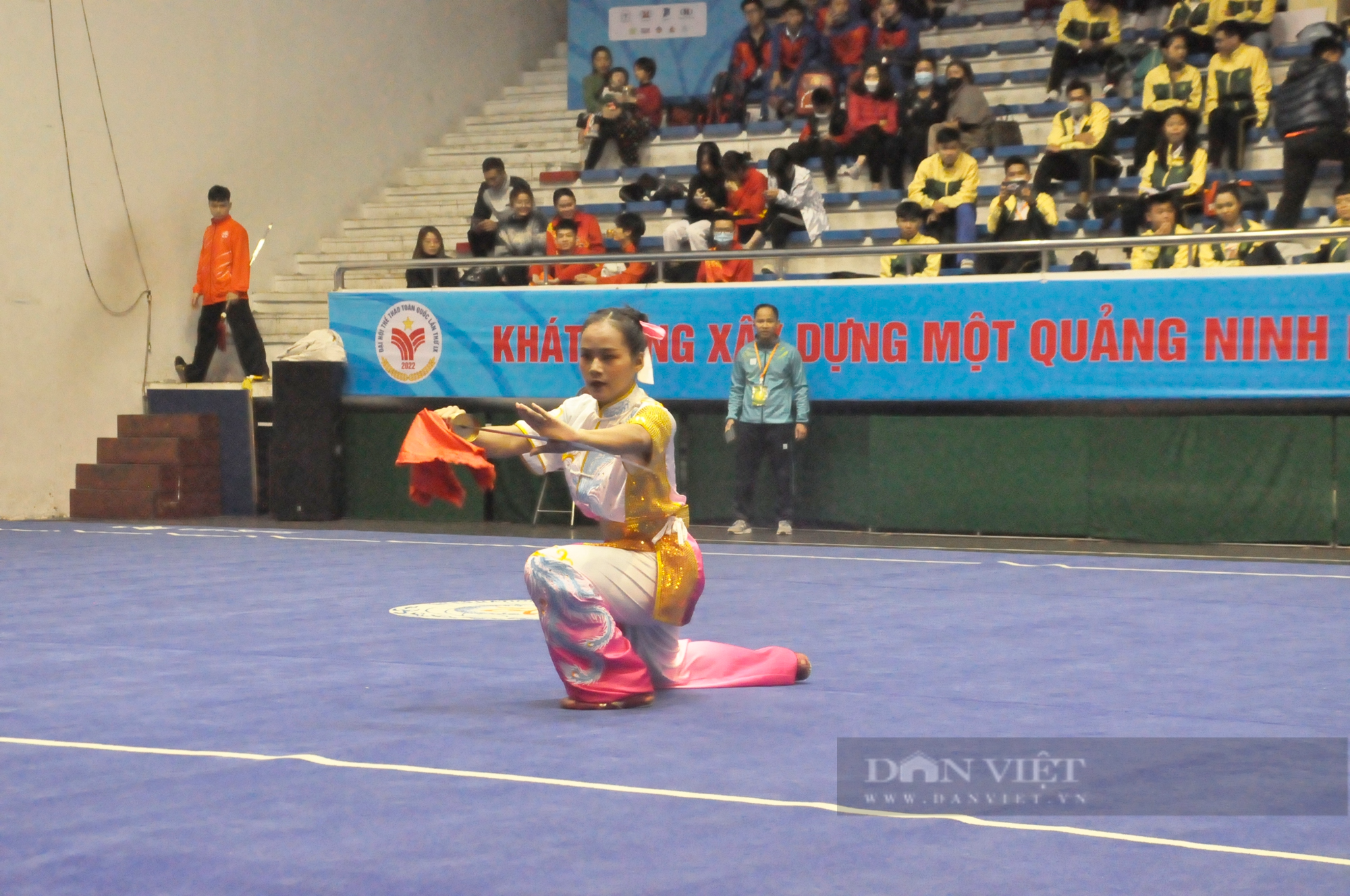 Bóng hồng Wushu Việt Nam Dương Thúy Vi tỏa sáng trên sàn đấu Đại hội Thể thao - Ảnh 5.