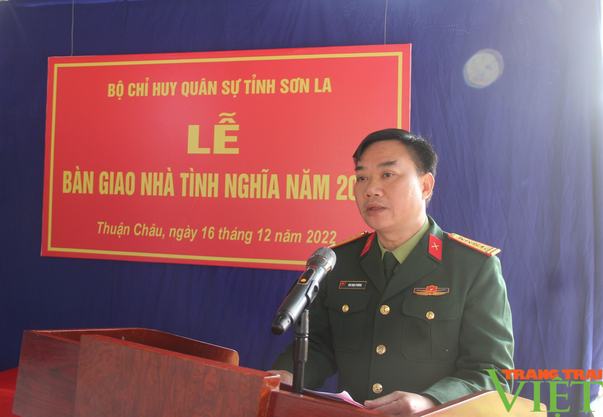 Bộ CHQS tỉnh Sơn La: Bàn giao nhà tình nghĩa - Ảnh 2.