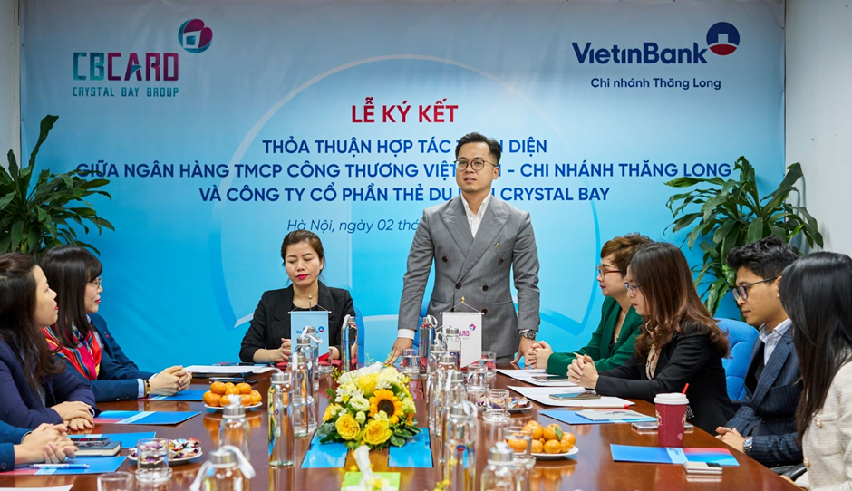 Lễ ký kết hợp tác toàn diện giữa Crystal Bay Card & Vietinbank chi nhánh Thăng Long - Ảnh 2.