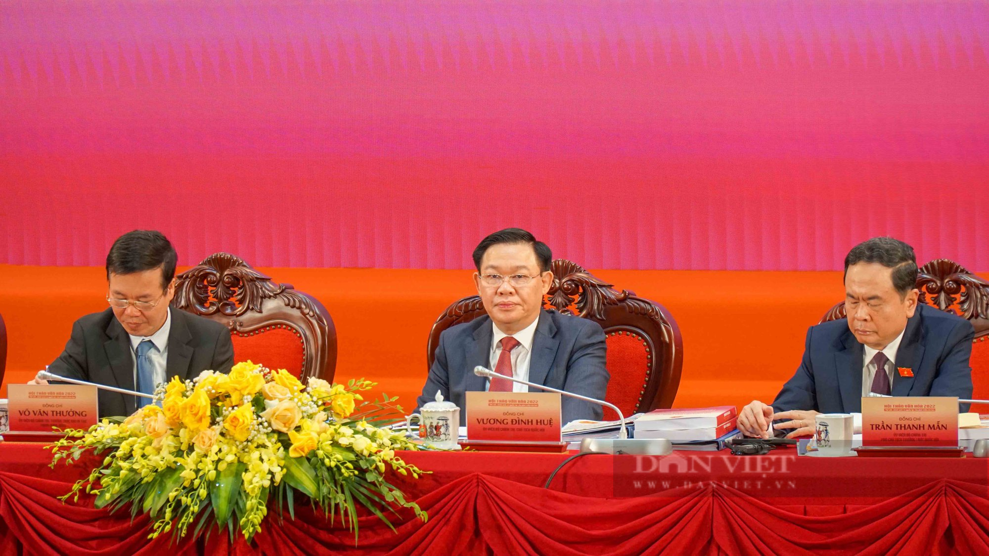 Chủ tịch Quốc hội Vương Đình Huệ chủ trì Hội thảo Văn hoá 2022  - Ảnh 8.