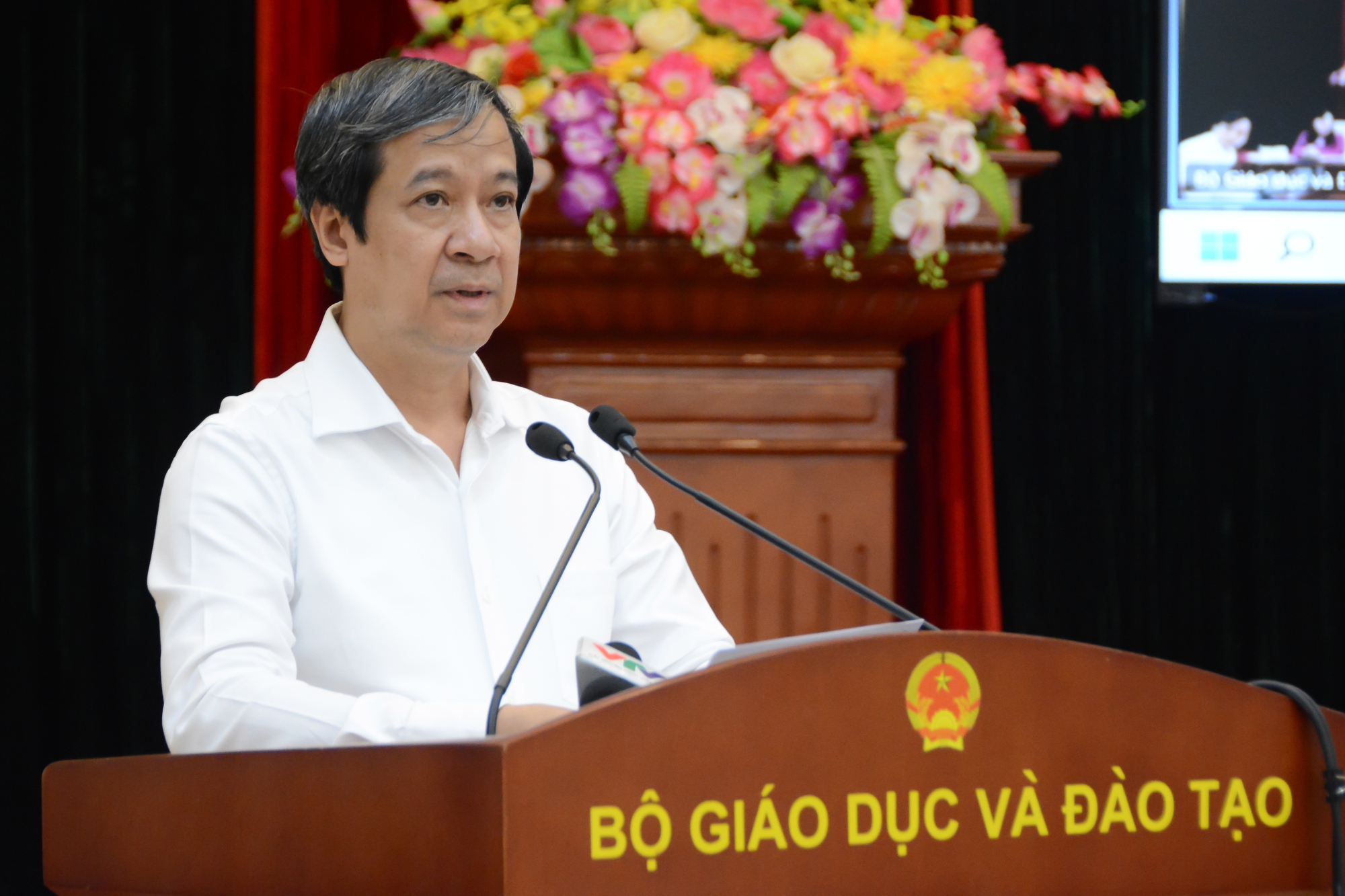 Bộ trưởng Nguyễn Kim Sơn: &quot;Gian dối trong dạy và học là kẻ thù văn hóa giáo dục&quot; - Ảnh 1.