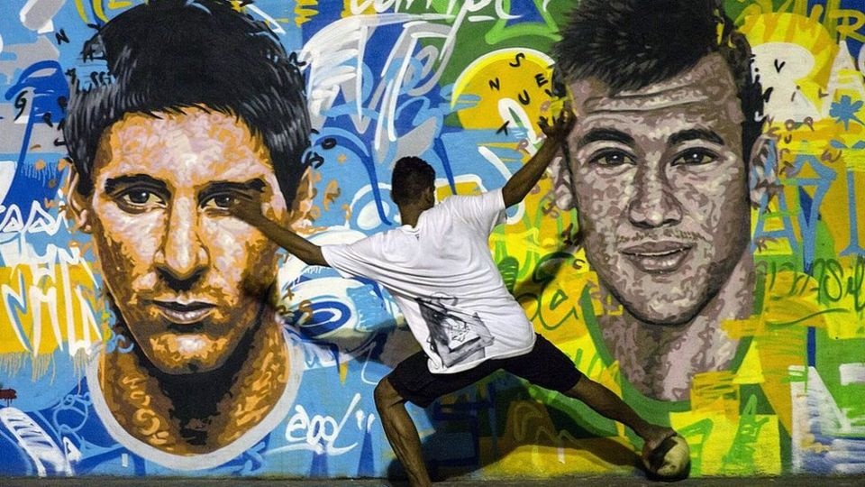Những bức tranh tường độc đáo về Messi trên khắp thế giới - Ảnh 5.