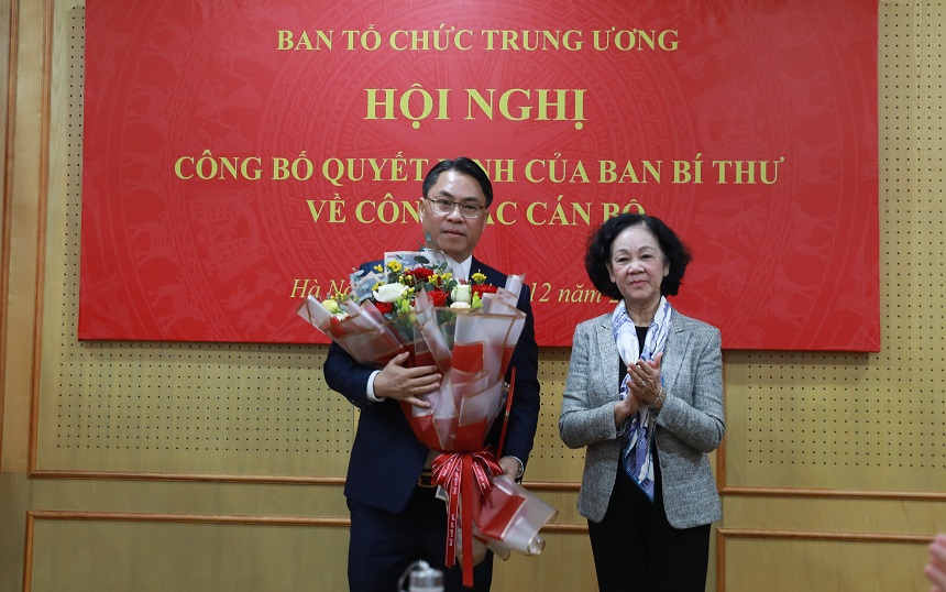 Cục trưởng Cục Bảo vệ chính trị nội bộ làm Phó trưởng Ban Tổ chức Trung ương