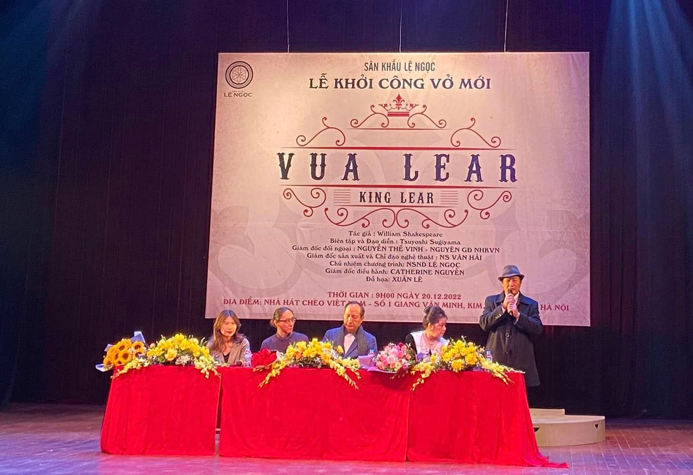 Đạo diễn người Nhật dựng “Vua Lear” của Shakespeare để thức tỉnh lương tri người Việt - Ảnh 1.