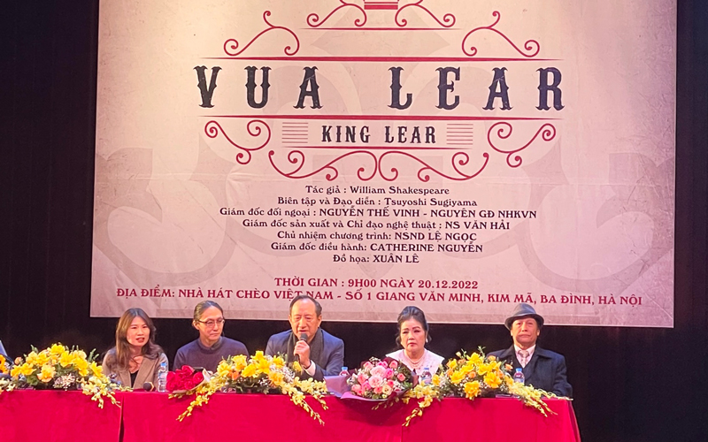 Đạo diễn người Nhật dựng “Vua Lear” của Shakespeare để thức tỉnh lương tri người Việt