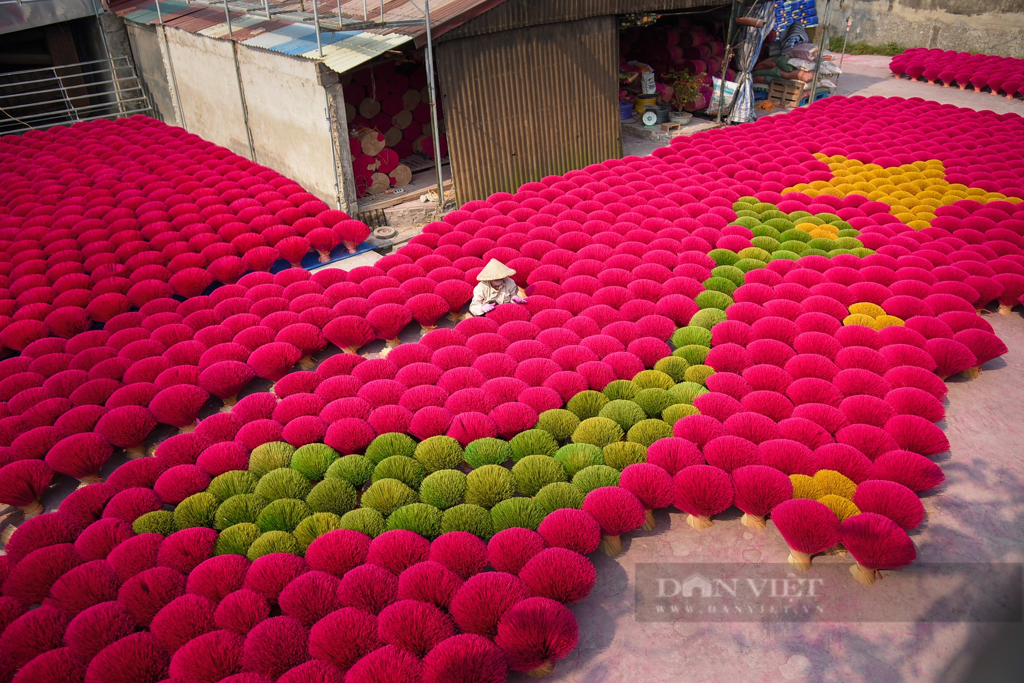 Du khách quốc tế thích thú check in cùng những &quot;bó hoa đỏ&quot; ở làng hương Quảng Phú Cầu - Ảnh 1.