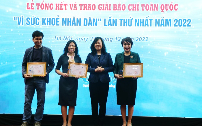Báo Dân Việt đoạt 2 giải Báo chí toàn quốc "Vì sức khoẻ nhân dân" 