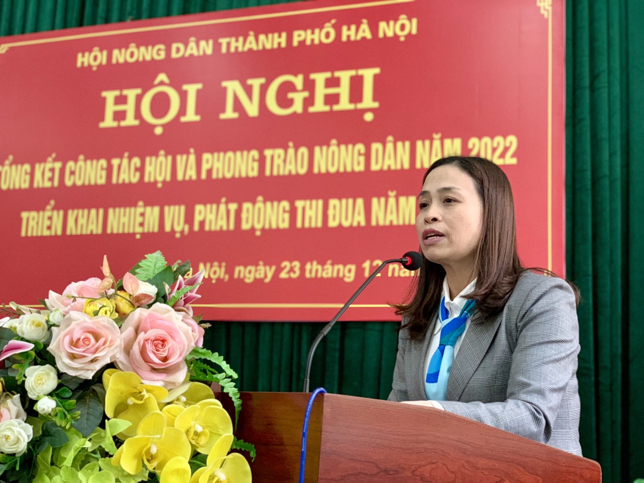 Hội Nông dân TP Hà Nội phấn đấu đạt 35 chỉ tiêu quan trọng năm 2023 - Ảnh 1.