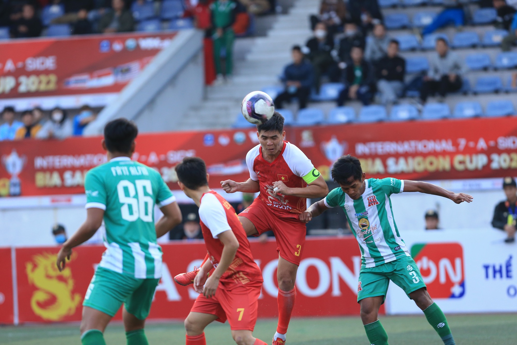 ĐT Việt Nam lội ngược dòng tại Giải bóng đá 7 người Quốc tế Cúp Bia Saigon 2022 - Ảnh 4.