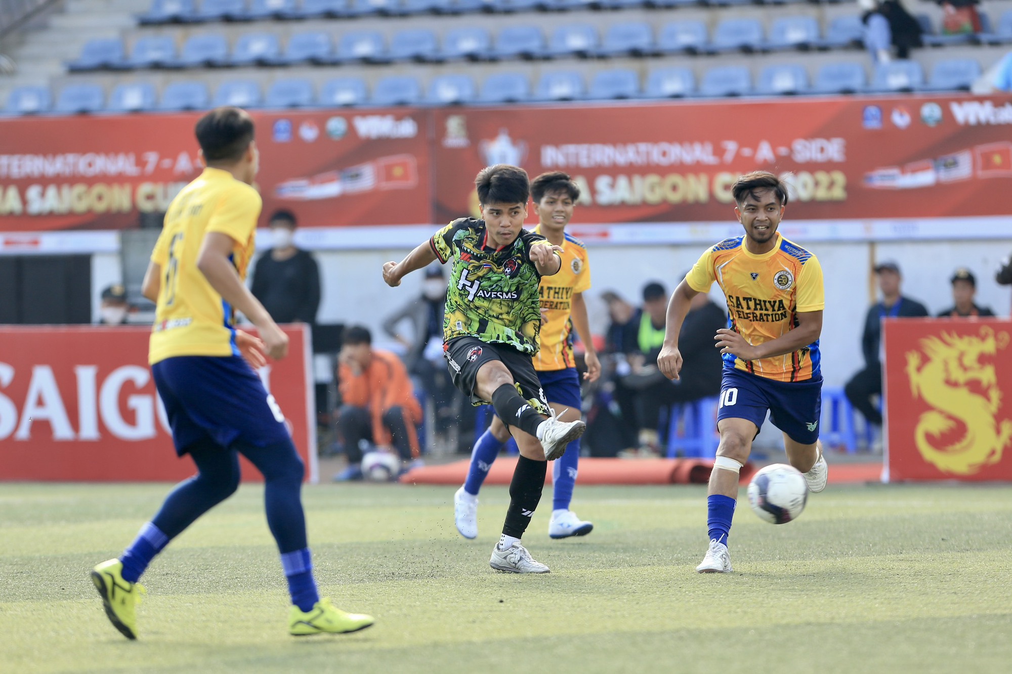 ĐT Việt Nam đại thắng trận ra quân Giải bóng đá 7 người Quốc tế Cúp Bia Saigon 2022 - Ảnh 1.