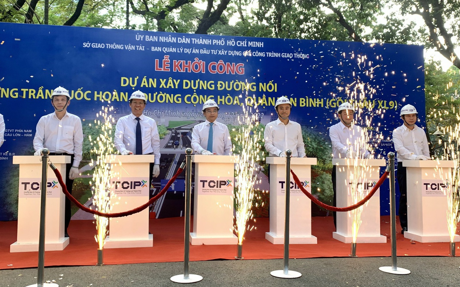 TP.HCM khởi công dự án trọng điểm đường nối Trần Quốc Hoàn - Cộng Hoà