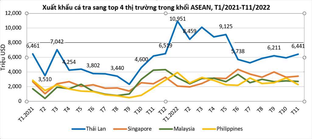 Xuất khẩu cá tra sang ASEAN tăng trưởng ấn tượng - Ảnh 2.