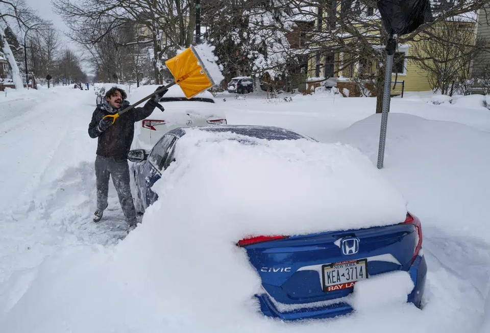 Hạt Erie thành 'tử địa' giữa bão tuyết ở Mỹ - Ảnh 6.