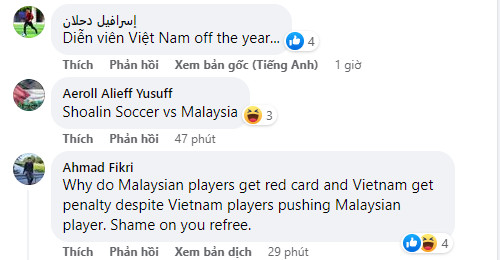 Đội nhà thua đậm, CĐV Malaysia gọi cầu thủ Việt Nam là &quot;những diễn viên đại tài&quot; - Ảnh 2.
