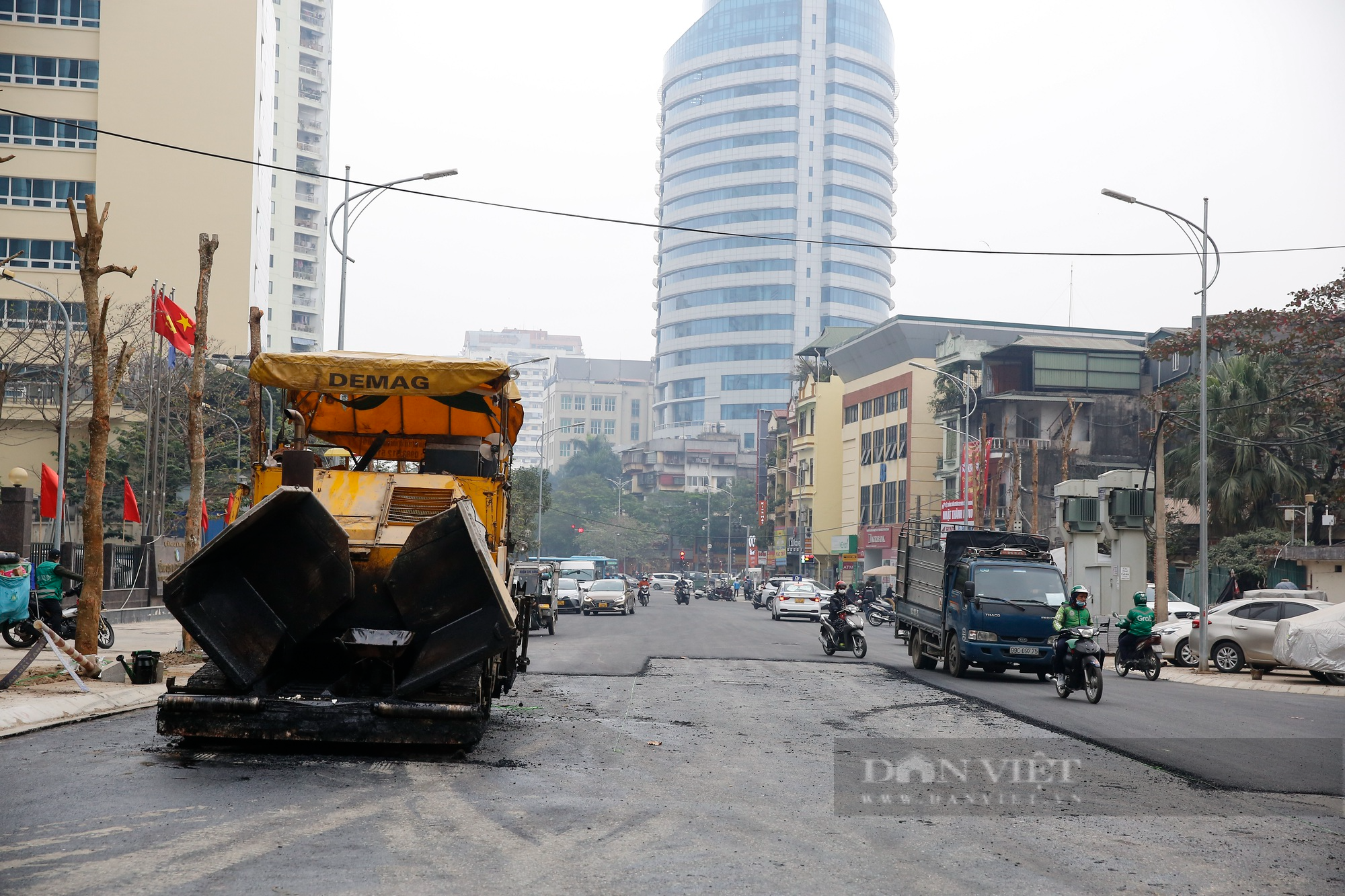 Diện mạo tuyến đường 342,624 tỷ đồng tại Hà Nội trước ngày thông xe - Ảnh 2.