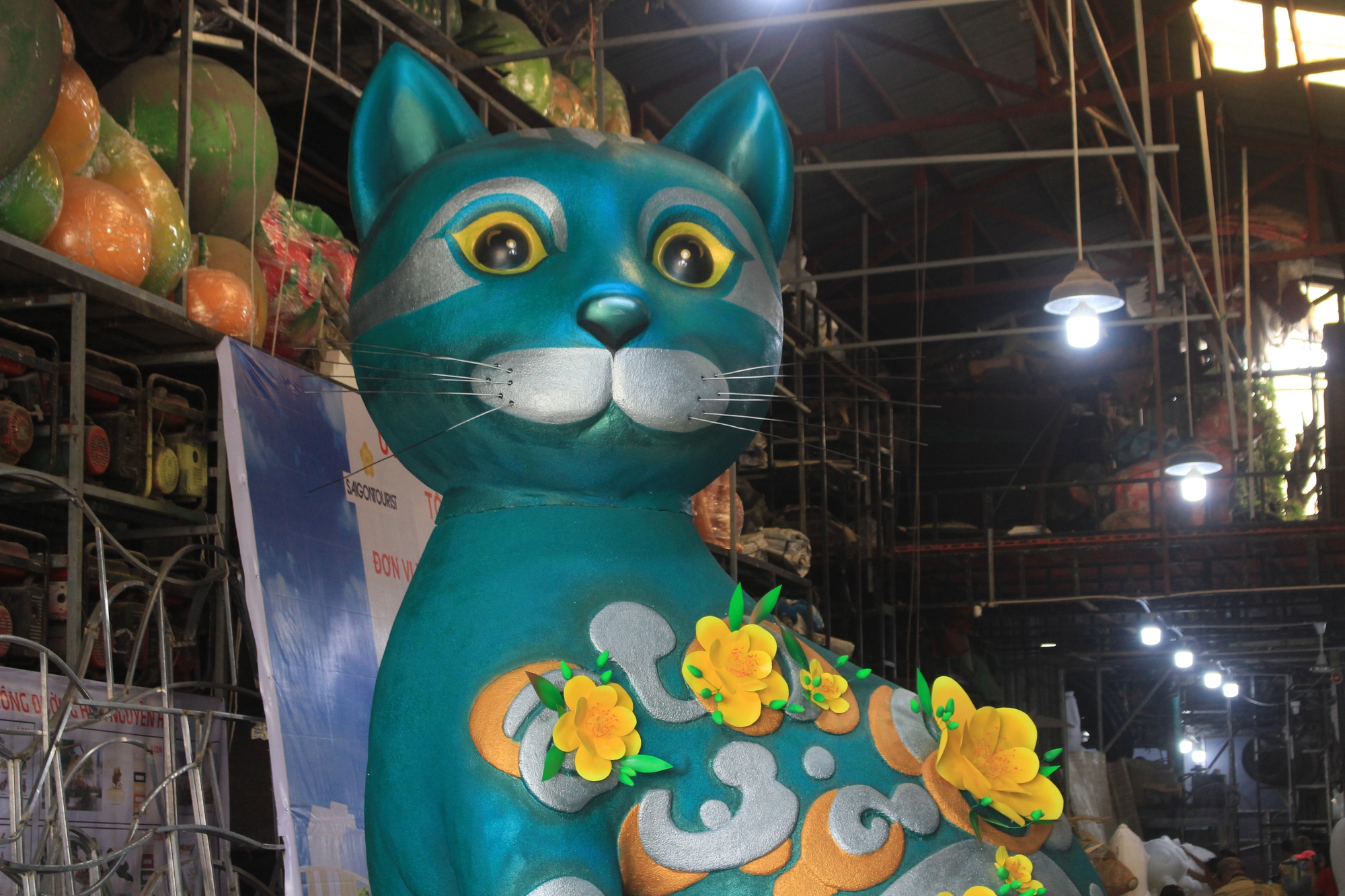 Chiêm ngưỡng những chú mèo đáng yêu trước khi ra Đường hoa Nguyễn Huệ 2023 - Ảnh 3.