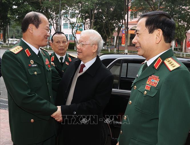 Tổng Bí thư Nguyễn Phú Trọng dự khai mạc Đại hội Hội Cựu chiến binh Việt Nam lần thứ VII - Ảnh 2.