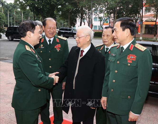 Tổng Bí thư Nguyễn Phú Trọng dự khai mạc Đại hội Hội Cựu chiến binh Việt Nam lần thứ VII - Ảnh 3.