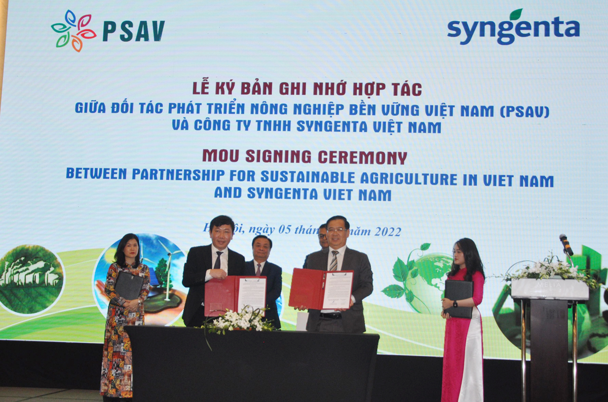  Syngenta ký kết với PSAV về hợp tác công tư thúc đẩy phát triển nông nghiệp bền vững - Ảnh 2.