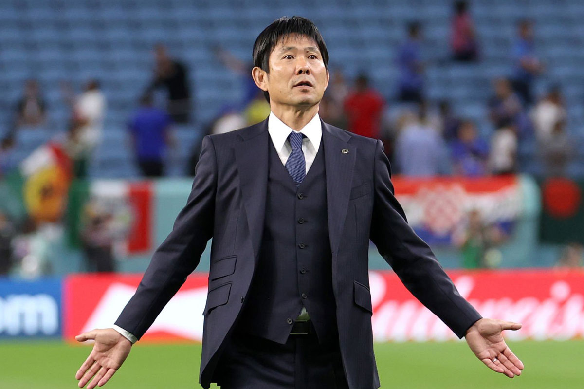 Nhật Bản bị loại ở World Cup 2022, HLV Moriyasu vẫn tự hào vì các học trò - Ảnh 1.