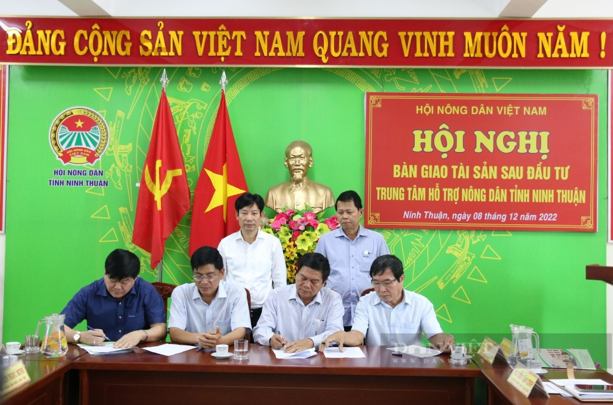 Trung ương Hội nông dân bàn giao dự án Trung tâm hỗ trợ Nông dân cho Hội nông dân tỉnh Ninh Thuận - Ảnh 3.