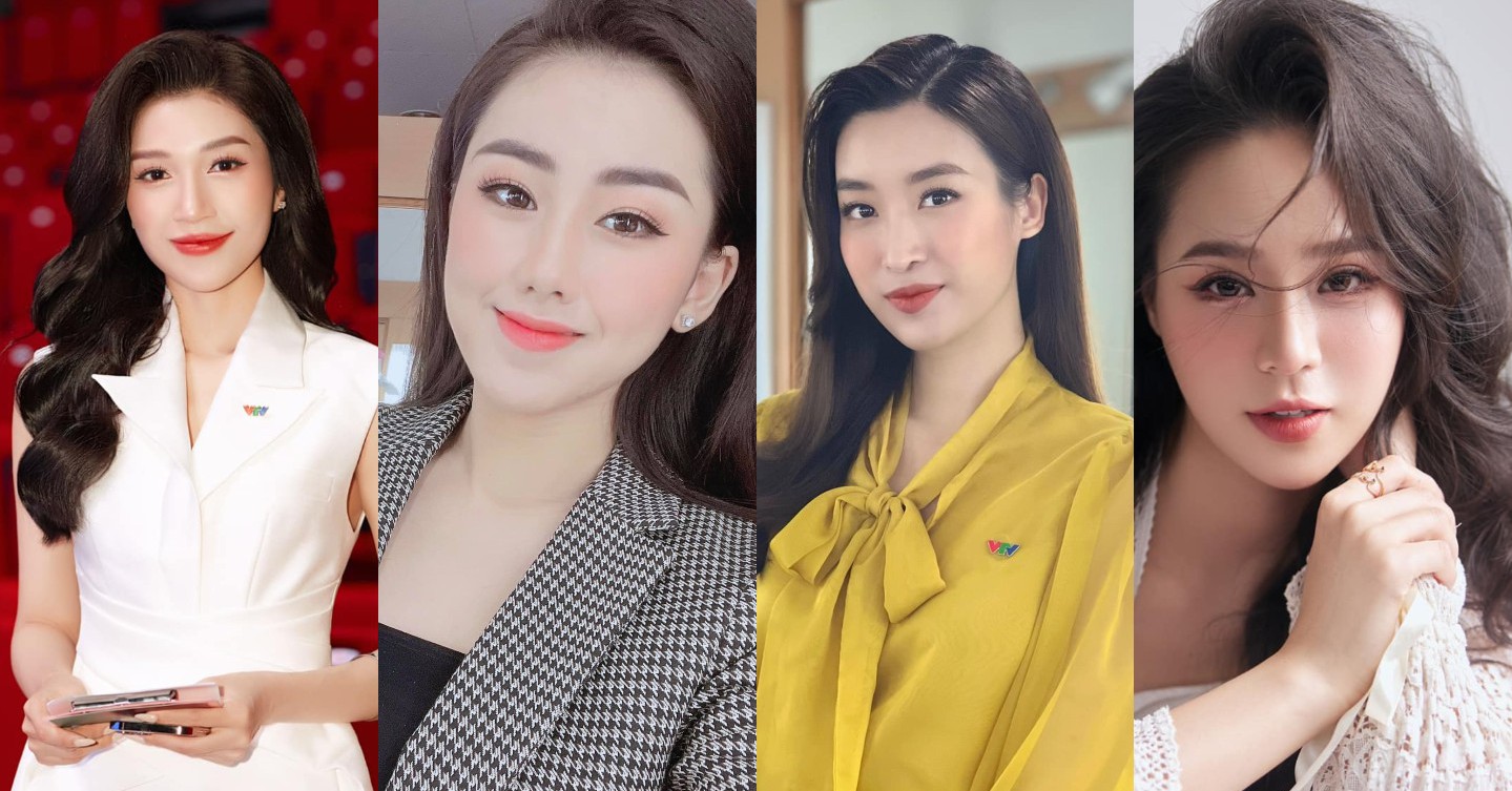 VTV Sportsの4人の女性編集者の美しく魅惑的な美しさ、Do My Linhが最も際立っていますか?