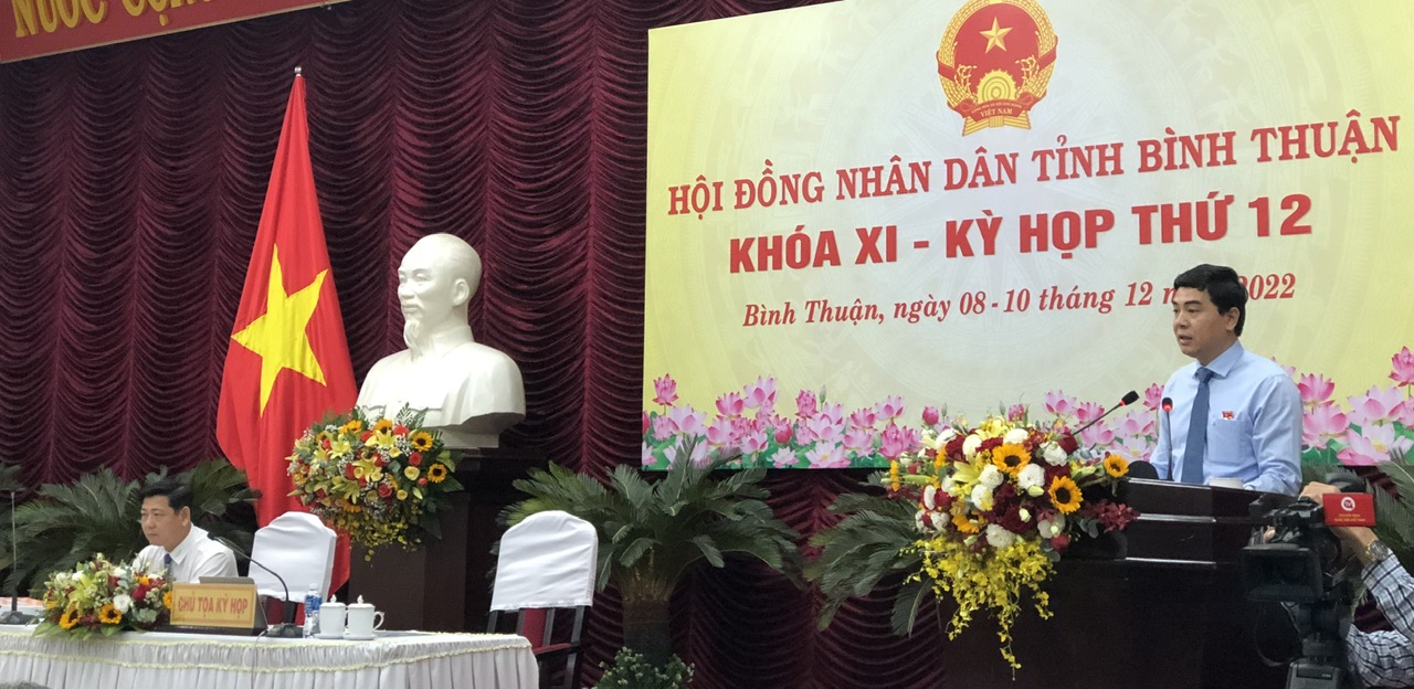 Khai mạc kỳ họp thứ 12- HĐND tỉnh Bình Thuận khóa XI - Ảnh 1.