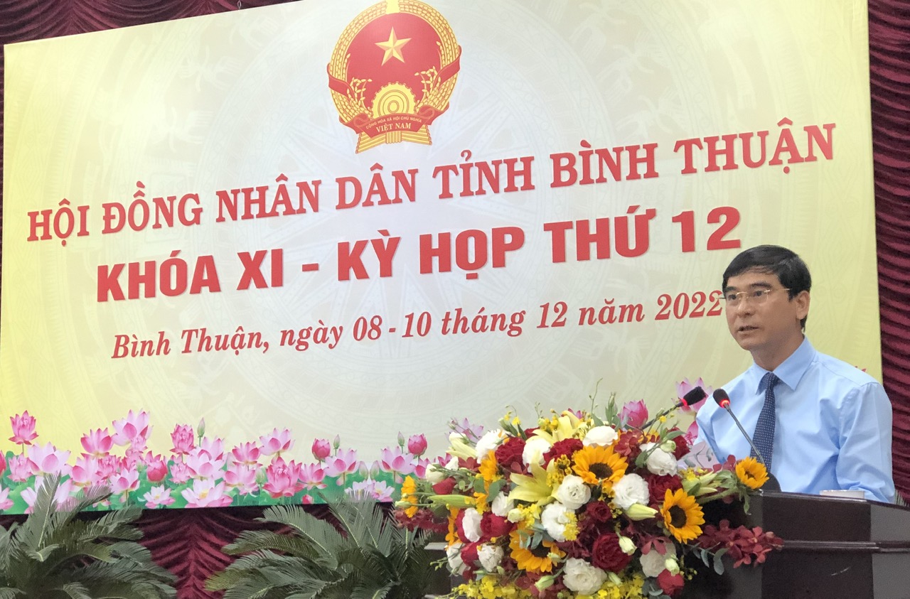 Khai mạc kỳ họp thứ 12- HĐND tỉnh Bình Thuận khóa XI - Ảnh 2.