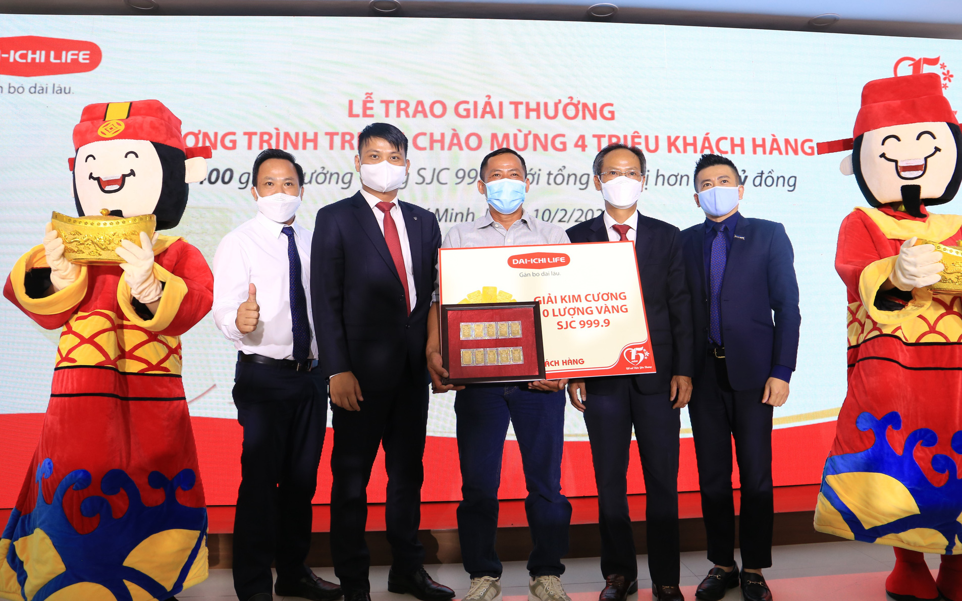 Dai-ichi Life Việt Nam trao giải thưởng chương trình tri ân 4 triệu khách hàng
