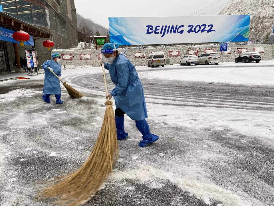 Bão tuyết tấn công Trung Quốc trong dịp Thế vận hội mùa Đông - Ảnh 3.