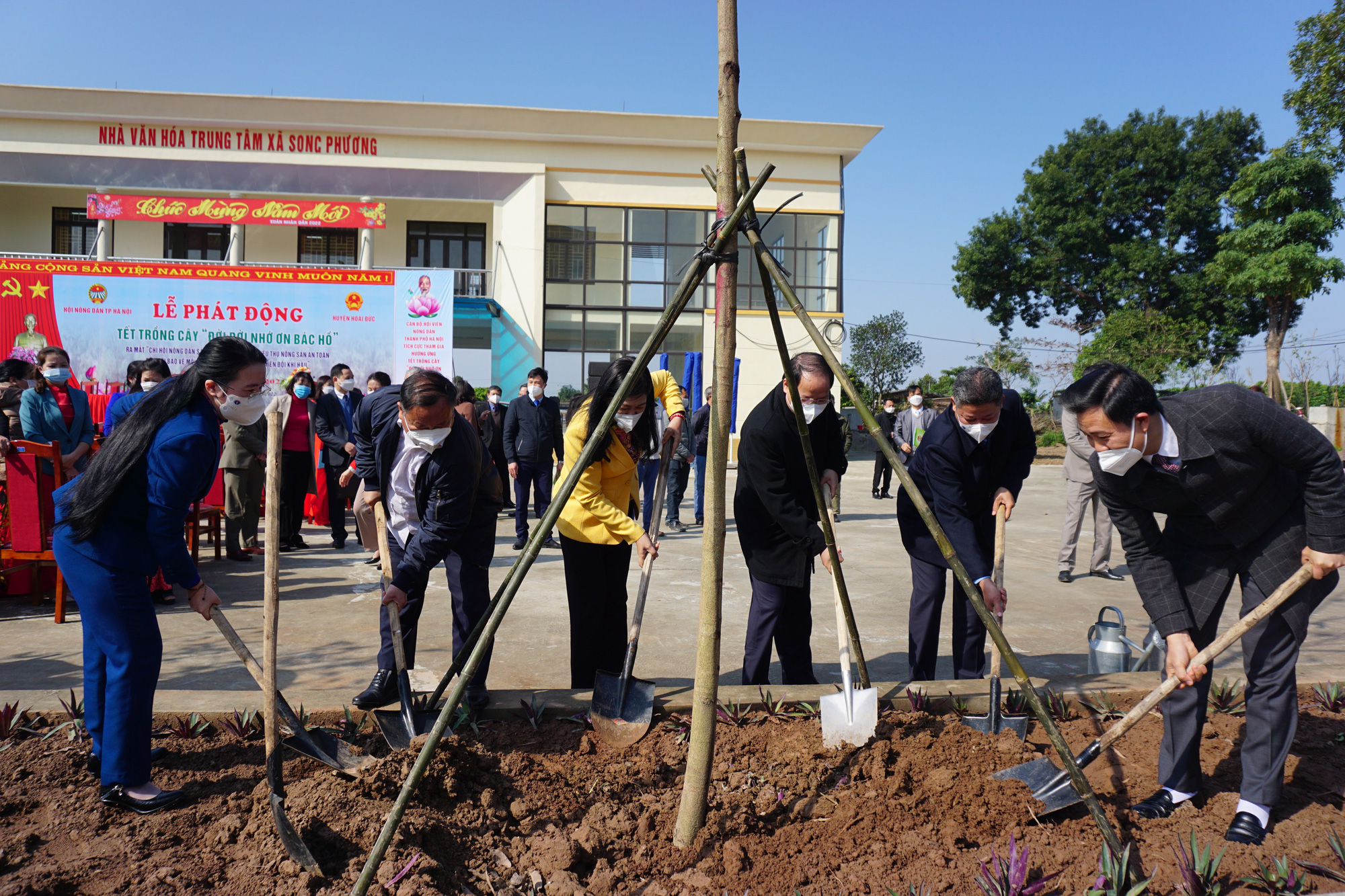 Hội Nông dân TP.Hà Nội: Phát động Tết trồng cây, phấn đấu năm 2022 trồng mới 15.000 cây xanh - Ảnh 1.