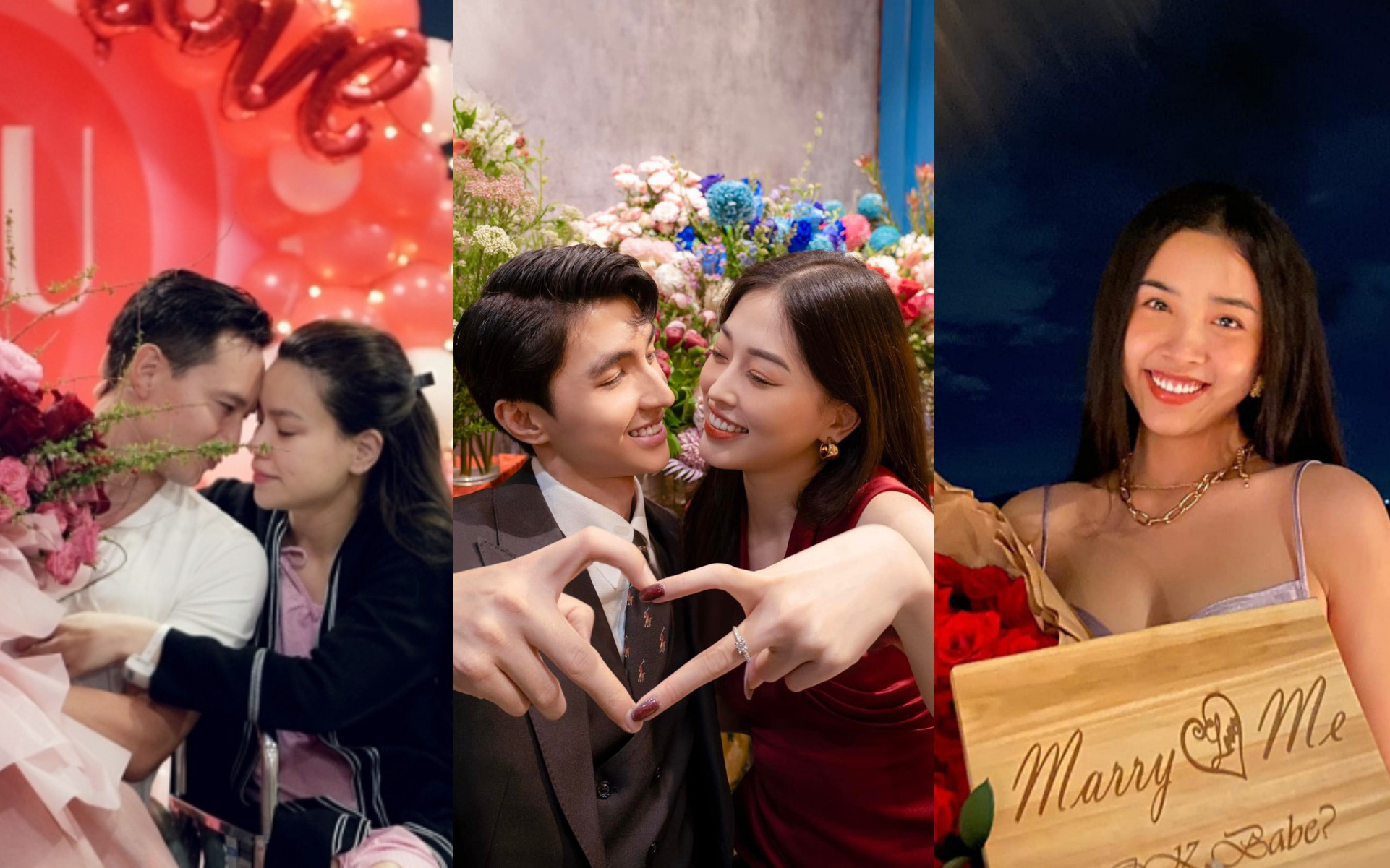 Những màn cầu hôn lãng mạn của sao Việt khiến fan "đứng ngồi không yên"