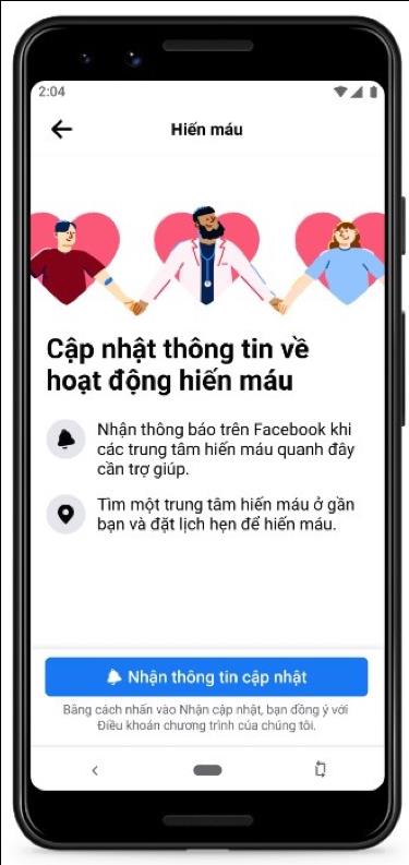 Facebook chính thức ra mắt tính năng hiến máu tại Việt Nam - Ảnh 2.