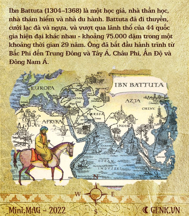 30 năm, 44 quốc gia và cuộc phiêu lưu của nhà thám hiểm thế kỷ 14 Ibn Battuta - Ảnh 1.