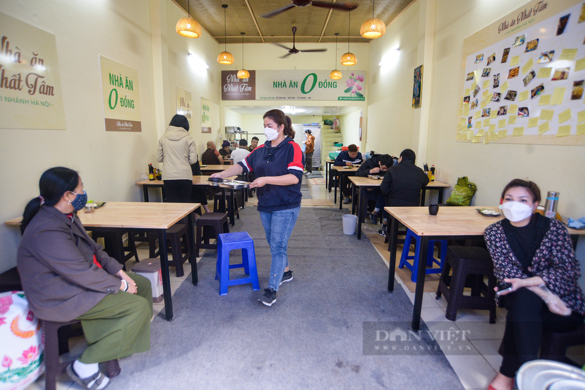 Quán ăn chay tại Hà Nội phục vụ 200 suất ăn mỗi ngày với giá 0 đồng  - Ảnh 2.