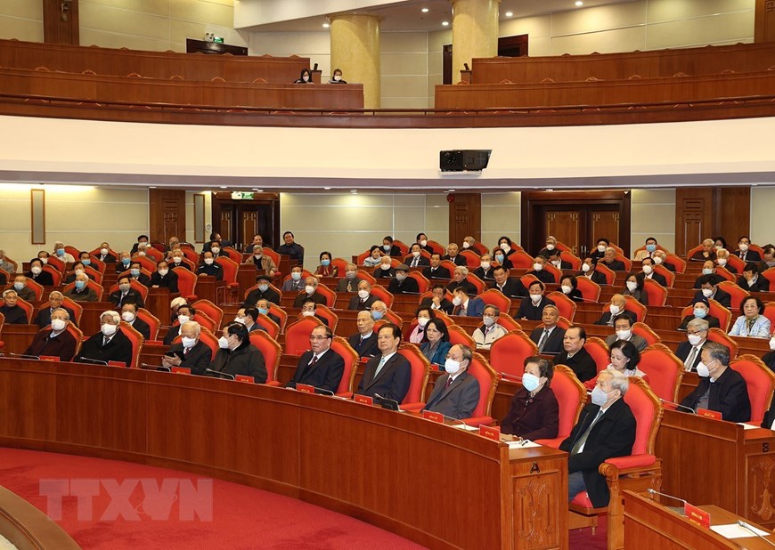 Hình ảnh Bộ Chính trị gặp mặt các nguyên lãnh đạo cấp cao của Đảng và Nhà nước - Ảnh 4.