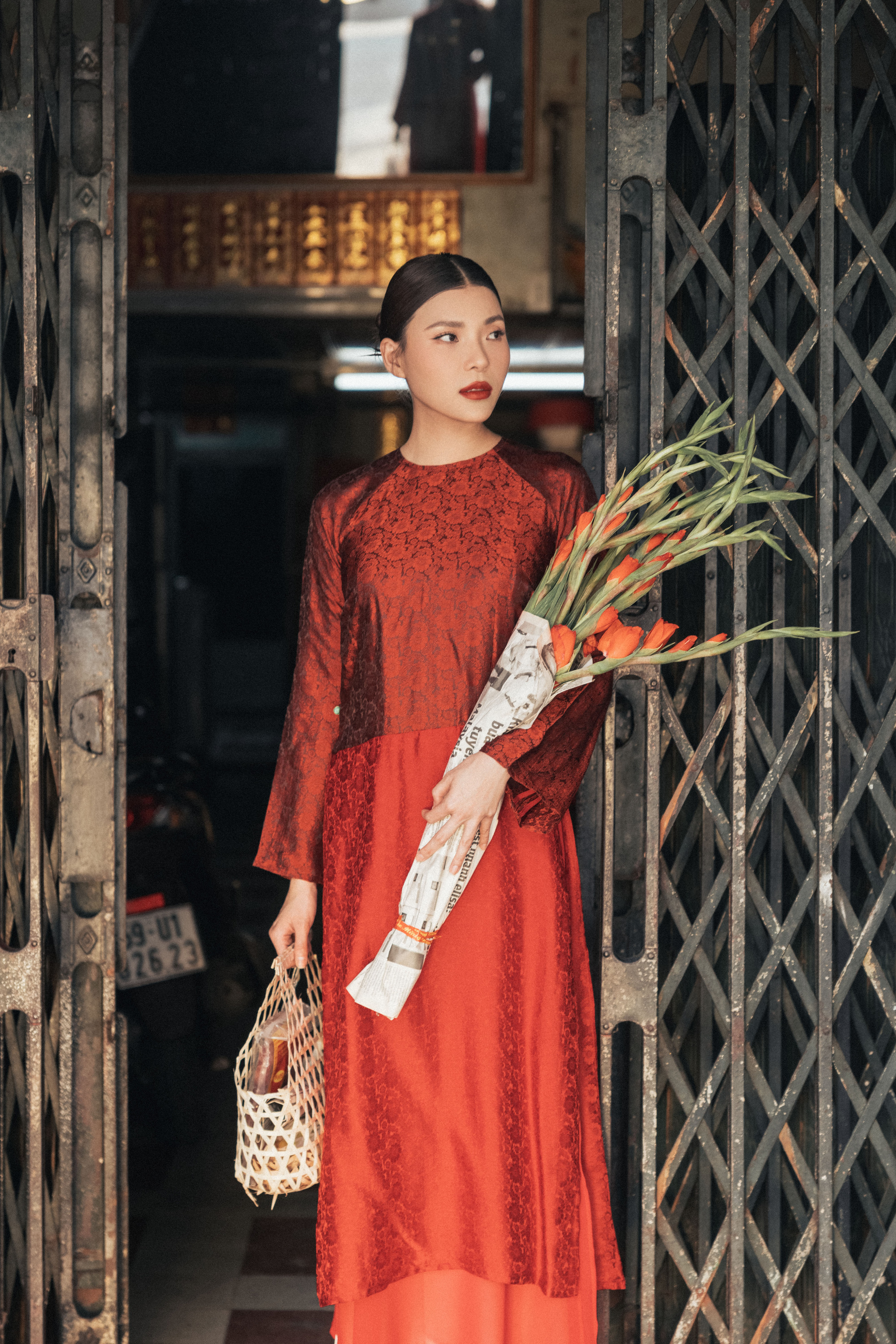 Diễn viên tuổi Dần Thúy Diễm du xuân với phong cách  Sài Gòn xưa - Ảnh 1.