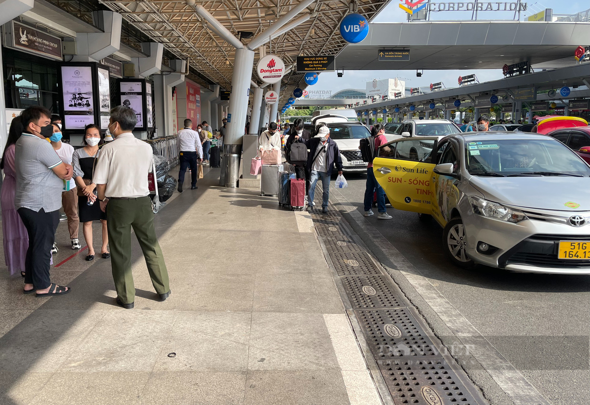 Xử lý nghiêm việc taxi chèo kéo, tăng giá, chèn ép hành khách tại Tân Sơn Nhất - Ảnh 1.