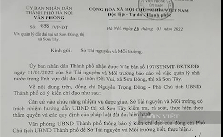 Sơn Tây - Hà Nội muốn hợp thức hoá cho công trình vi phạm - Ảnh 1.